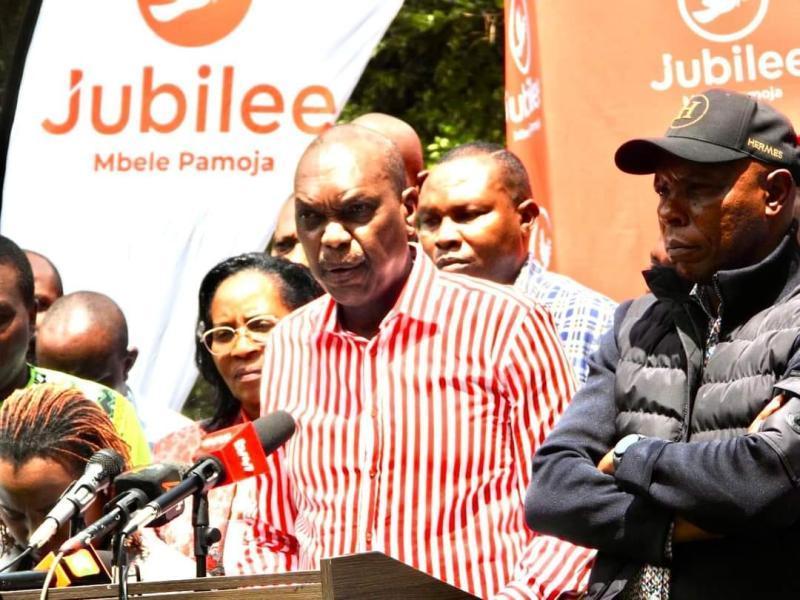 File image of Jubilee Secretary General Jeremiah Kioni.